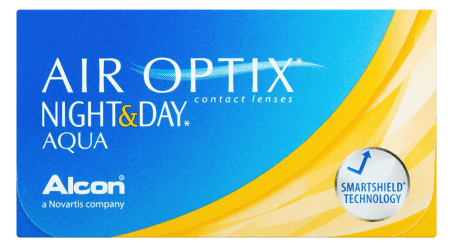 Air Optix® Night & Day® Aqua contact lenses packing